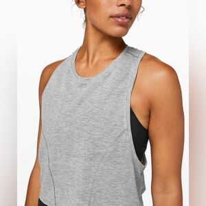 lululemon athletica stronger as one Gray Muscle Tee
